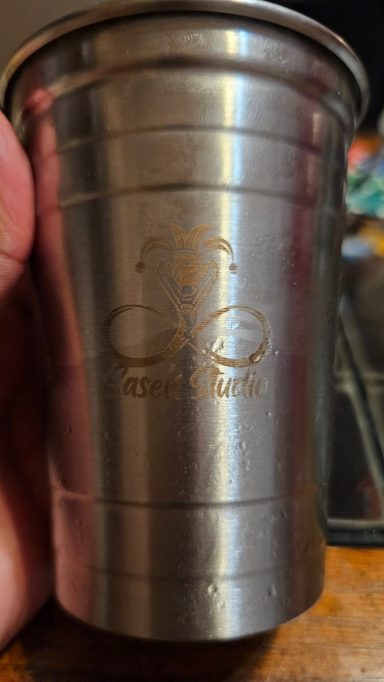 Marked Aluminum Cup